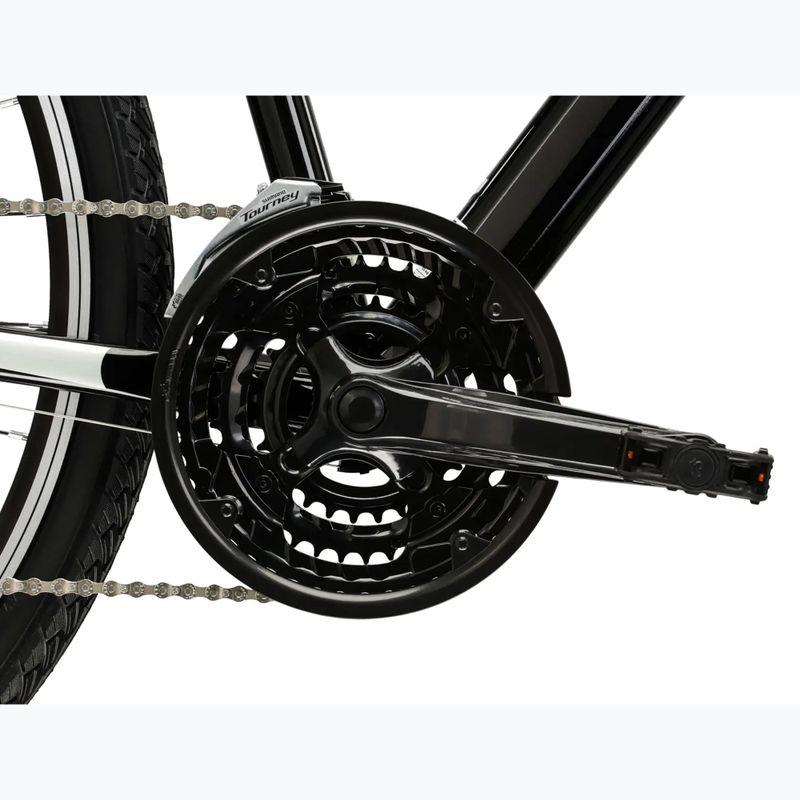 Dámsky crossový bicykel KROSS Evado 2.0 In black/pink/gloss 9