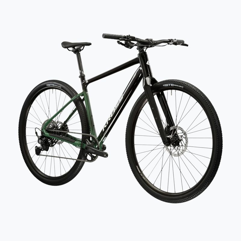 Gravelový bicykel KROSS Esker FL black/green/gloss 2