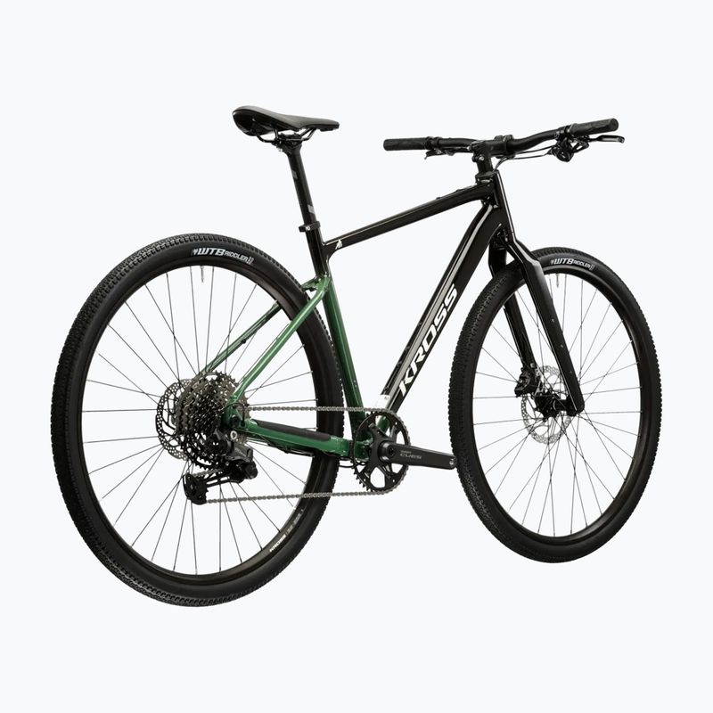 Gravelový bicykel KROSS Esker FL black/green/gloss 3