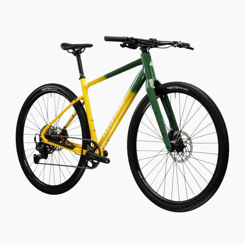 Gravelový bicykel KROSS Esker FL green/yellow/gloss 2