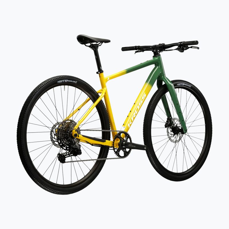 Gravelový bicykel KROSS Esker FL green/yellow/gloss 3