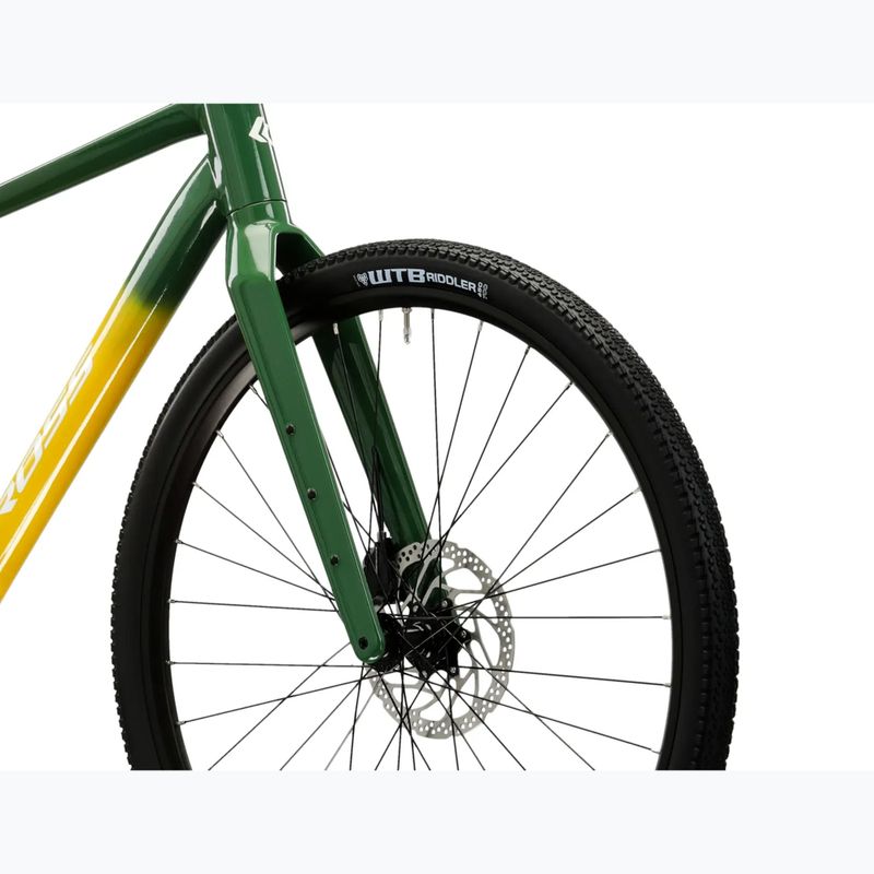 Gravelový bicykel KROSS Esker FL green/yellow/gloss 5