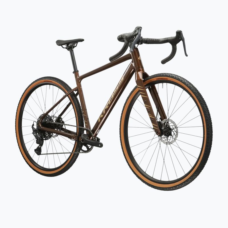 Gravelový bicykel KROSS Esker 2.0 brown/beige/gloss 2