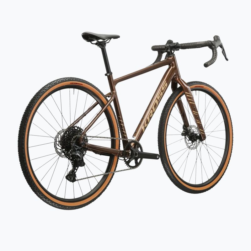 Gravelový bicykel KROSS Esker 2.0 brown/beige/gloss 3