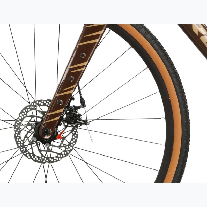 Gravelový bicykel KROSS Esker 2.0 brown/beige/gloss 8