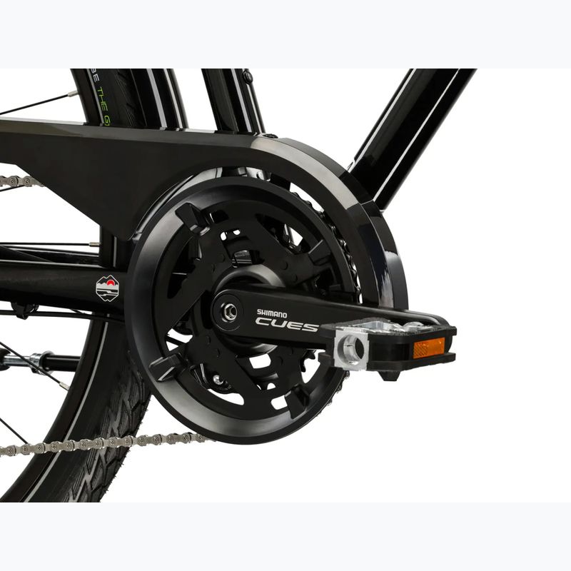 Pánsky trekingový bicykel KROSS Trans 7.0 black/silver/gloss 9