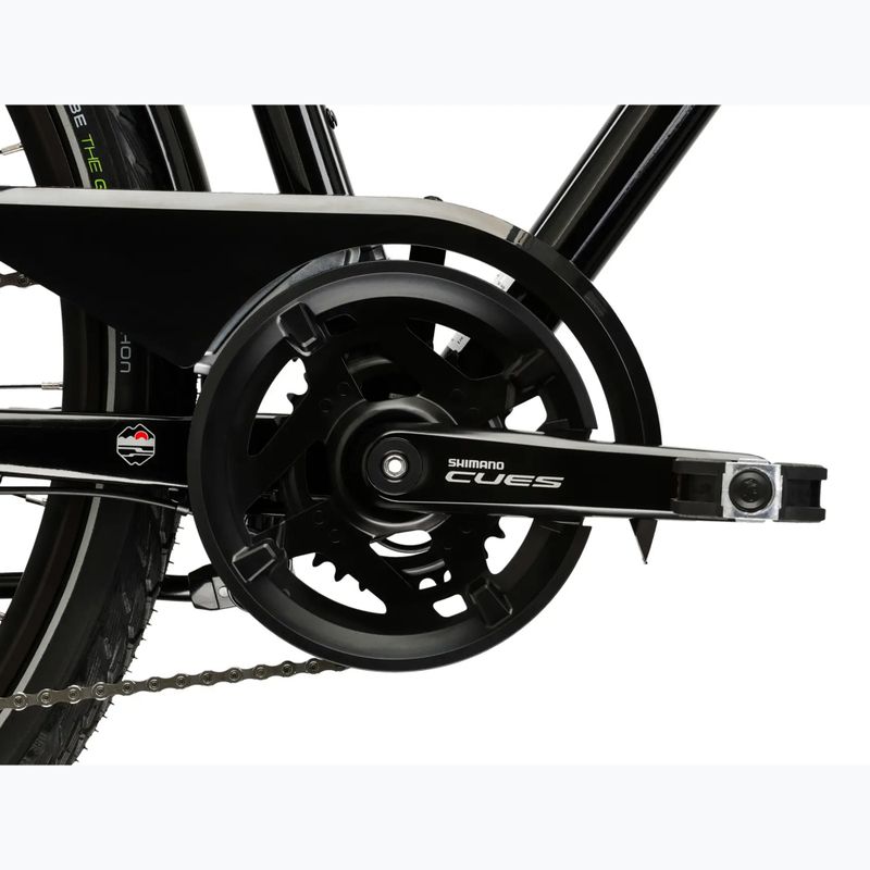 Pánsky trekingový bicykel KROSS Trans 7.0 black/silver/gloss 10