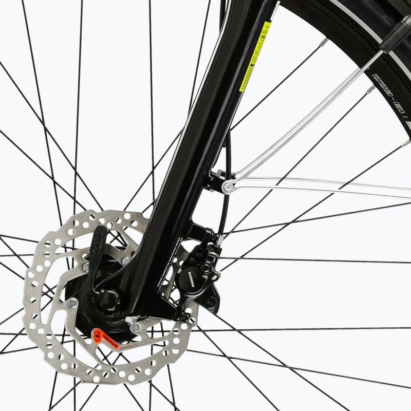 Pánsky trekingový bicykel KROSS Trans 5.0 brown/silver/gloss 7