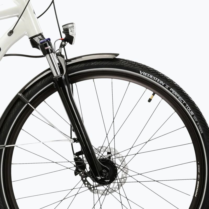 Pánsky trekingový bicykel KROSS Trans 5.0 grey/navy/gloss 6
