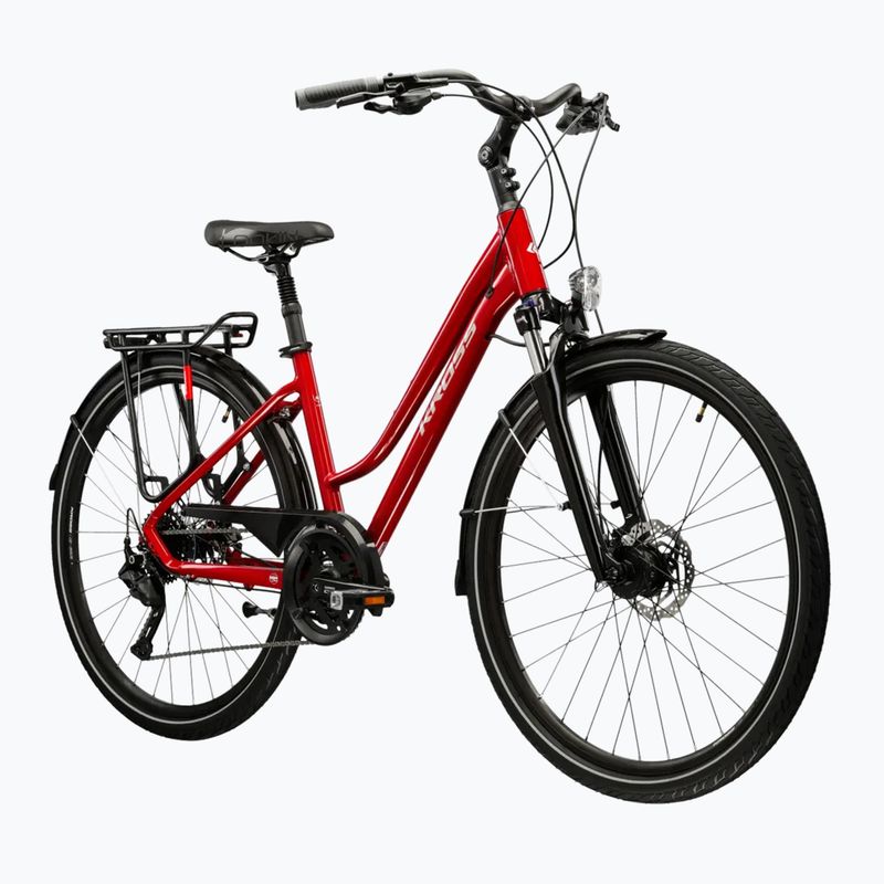 Dámsky trekingový bicykel KROSS Trans 5.0 In red/silver/gloss 2