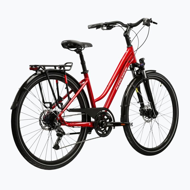 Dámsky trekingový bicykel KROSS Trans 5.0 In red/silver/gloss 3
