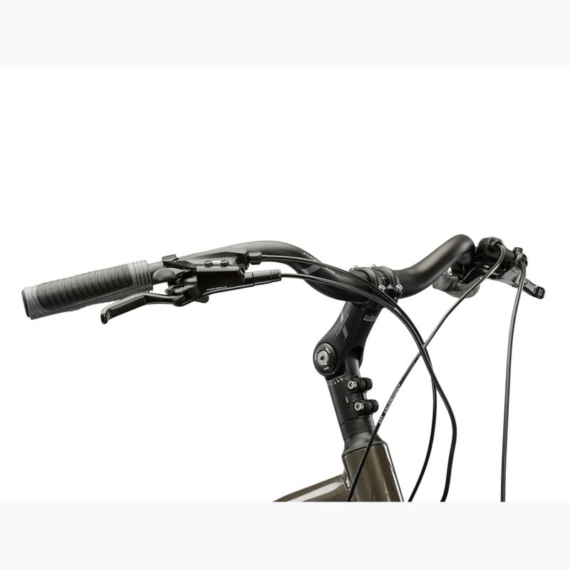 Pánsky trekingový bicykel KROSS Trans 4.0 brown/silver/gloss 4