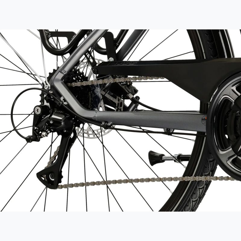 Pánsky trekingový bicykel KROSS Trans 4.0 grey/black/matte 8