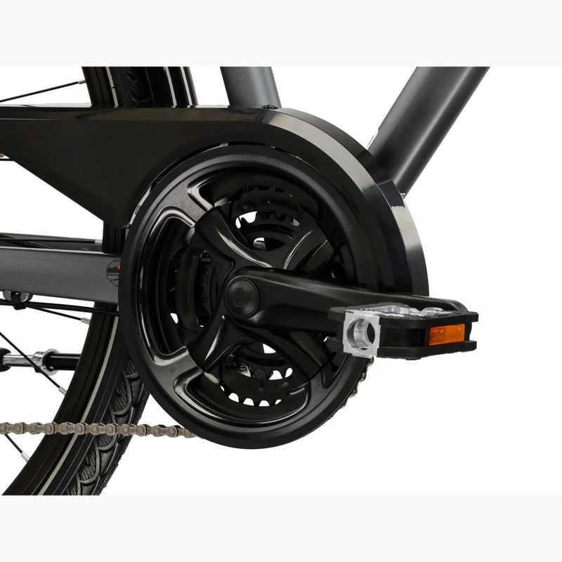 Pánsky trekingový bicykel KROSS Trans 4.0 grey/black/matte 9