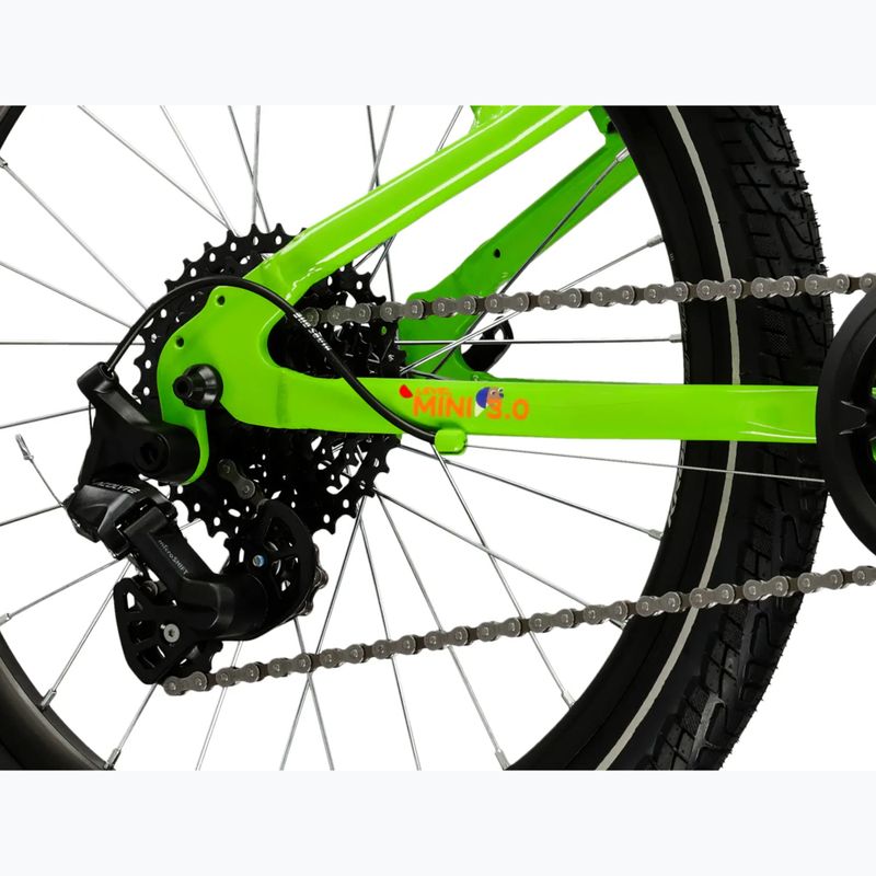 Detský bicykel KROSS Level Mini 3.0 green/orange/gloss 7
