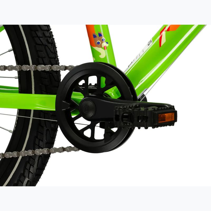 Detský bicykel KROSS Level Mini 3.0 green/orange/gloss 8