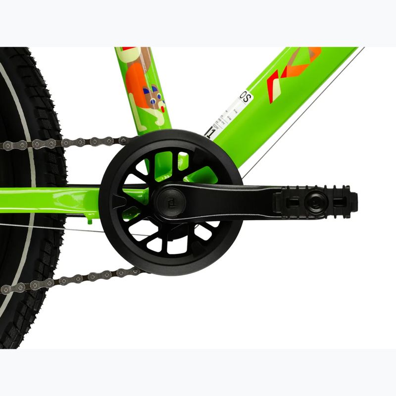 Detský bicykel KROSS Level Mini 3.0 green/orange/gloss 9