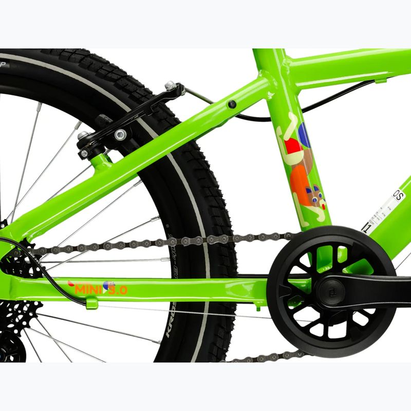 Detský bicykel KROSS Level Mini 3.0 green/orange/gloss 10