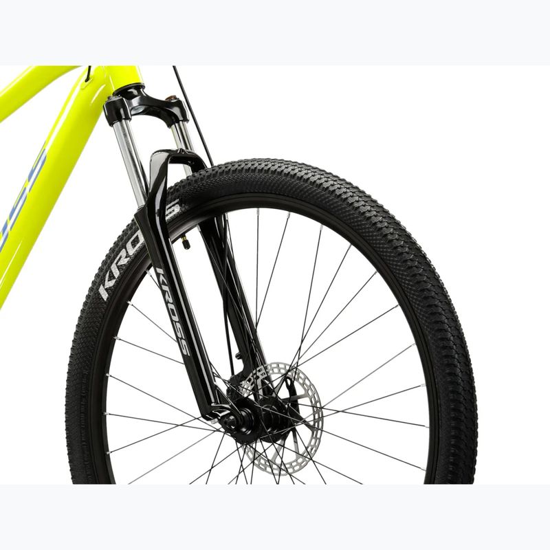 Horský bicykel KROSS Hexagon 2.0 29" 2025 lime/blue/gloss 5