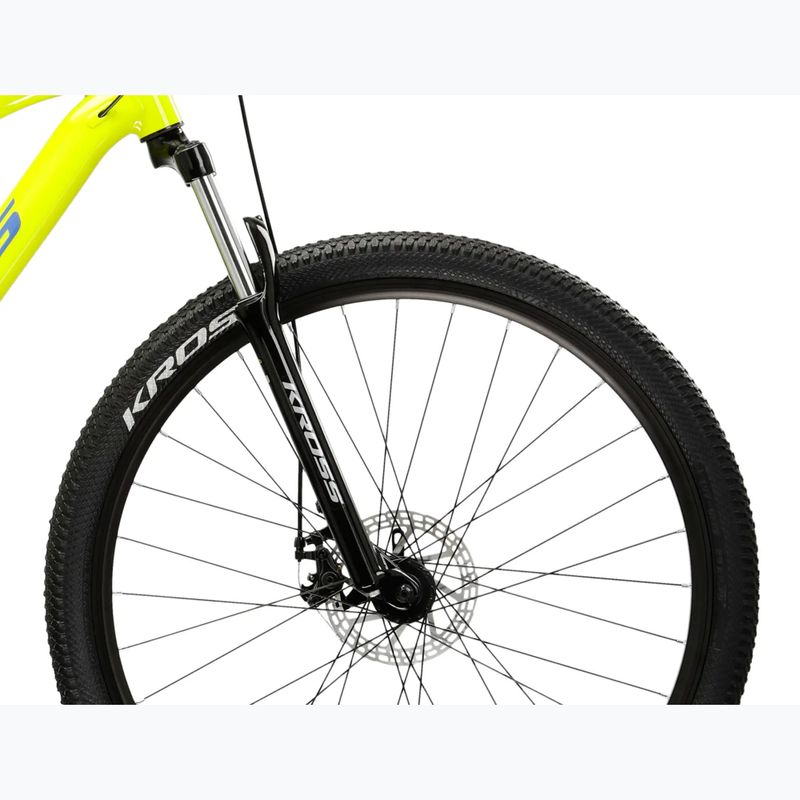 Horský bicykel KROSS Hexagon 2.0 29" 2025 lime/blue/gloss 6