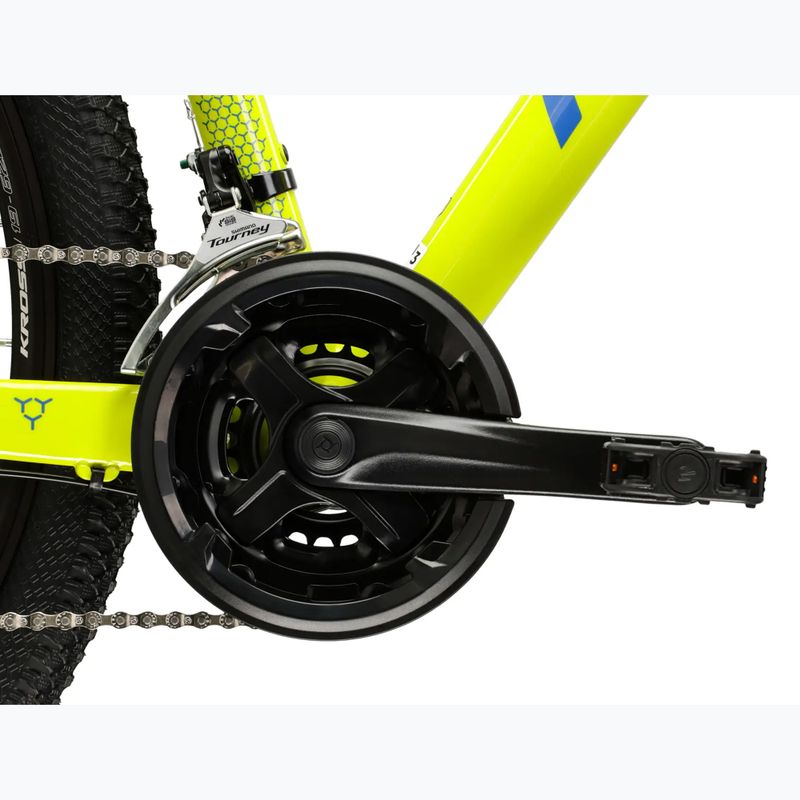 Horský bicykel KROSS Hexagon 2.0 27,5" lime/blue/gloss 10