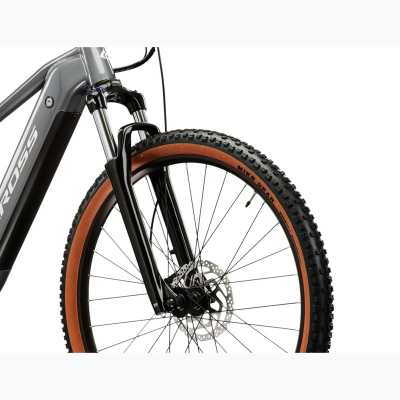Elektrický bicykel KROSS Hexagon Boost 1.0 522Wh grey/grey/gloss 5