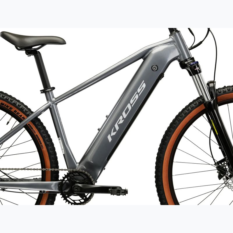Elektrický bicykel KROSS Hexagon Boost 1.0 522Wh grey/grey/gloss 12