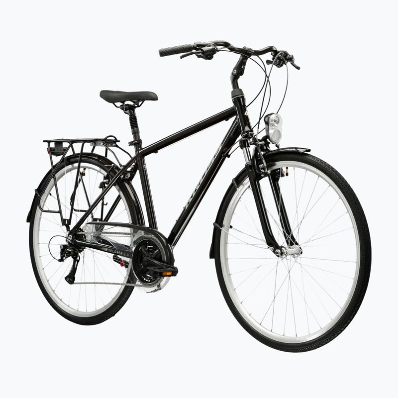Trekingový bicykel KROSS Explorer 2.0 black/silver/gloss 2