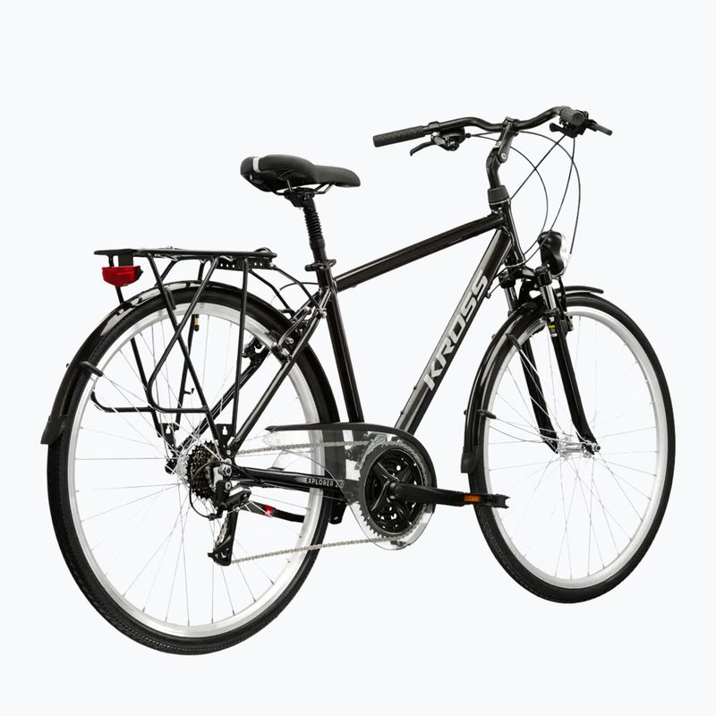 Trekingový bicykel KROSS Explorer 2.0 black/silver/gloss 3