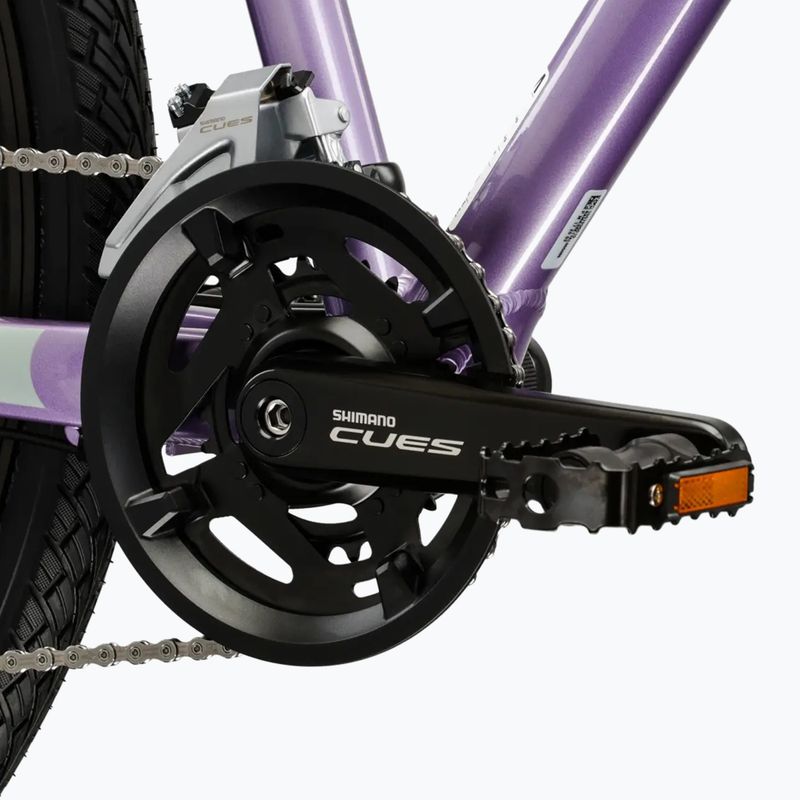 Dámsky crossový bicykel KROSS Evado 5.0 In purple/black/gloss 9