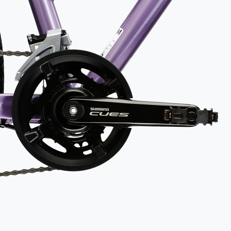 Dámsky crossový bicykel KROSS Evado 5.0 In purple/black/gloss 10
