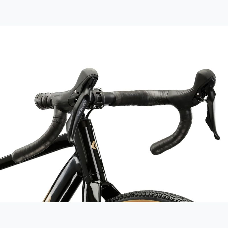 Gravelový bicykel KROSS Esker 6.0 black/gold/gloss 5