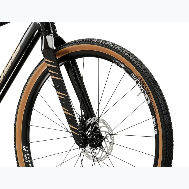 Gravelový bicykel KROSS Esker 6.0 black/gold/gloss 6