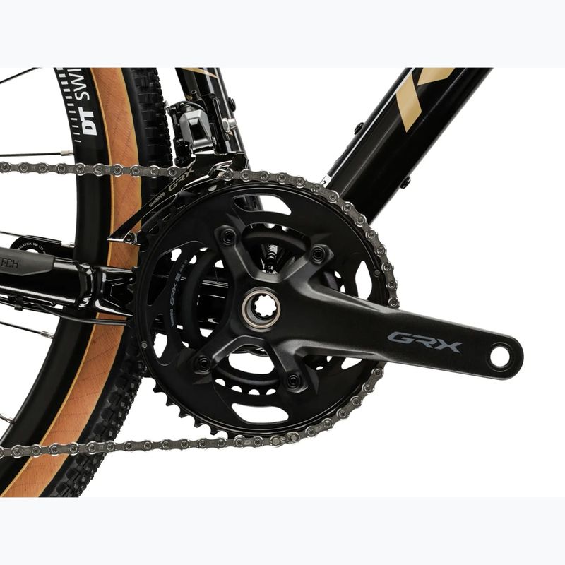 Gravelový bicykel KROSS Esker 6.0 black/gold/gloss 11