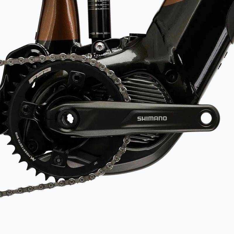 Pánsky elektrický bicykel KROSS Grist Boost 3.0 el. 630 Wh brown/black/gloss 10