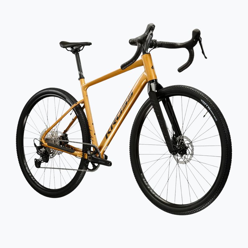 Gravelový bicykel KROSS Esker 5.0 gold/graphite 2