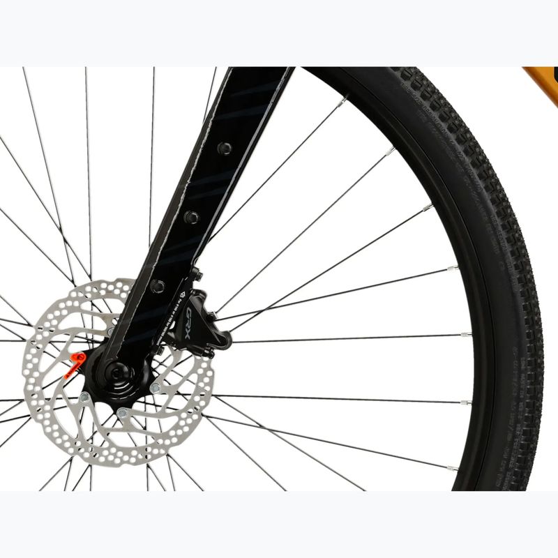 Gravelový bicykel KROSS Esker 5.0 gold/graphite 8