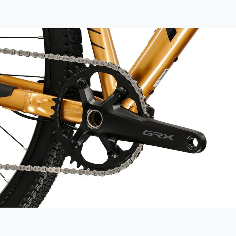Gravelový bicykel KROSS Esker 5.0 gold/graphite 10