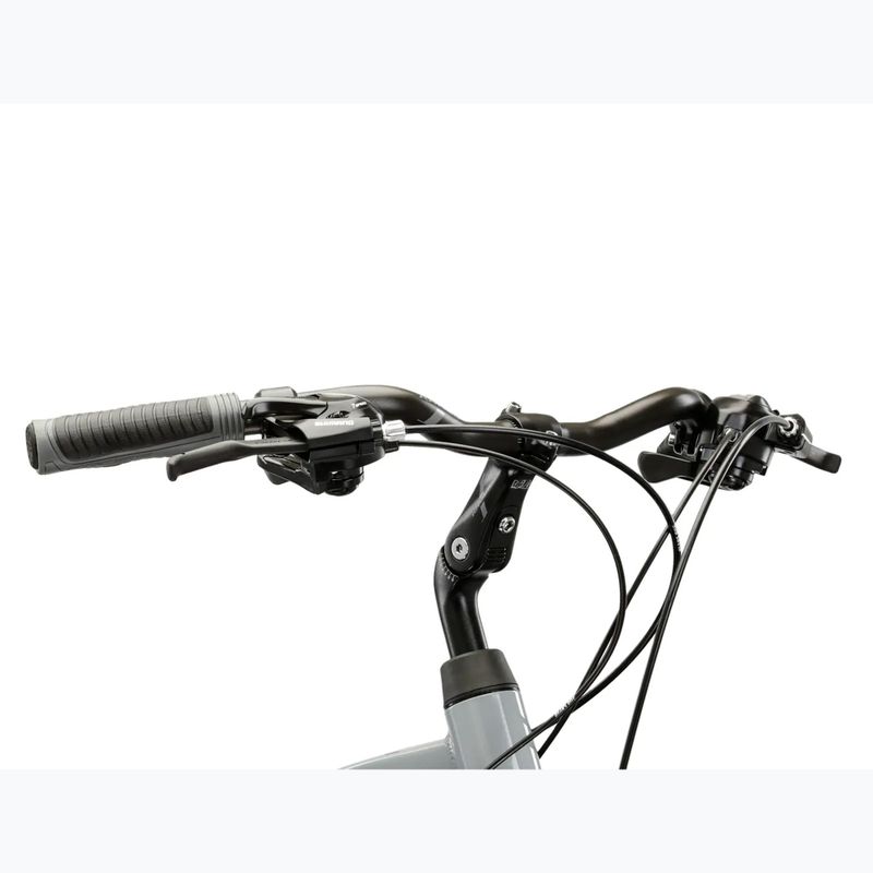 Pánsky trekingový bicykel KROSS Trans 1.0 grey/black/gloss 4