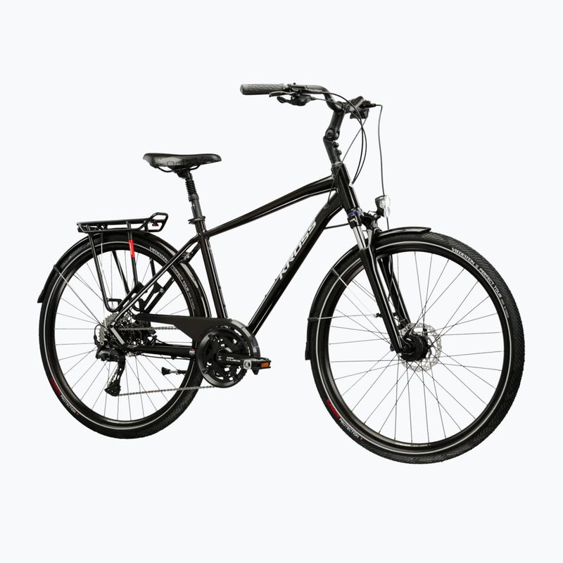 Pánsky trekingový bicykel KROSS Trans 7.0 black/silver/gloss 2