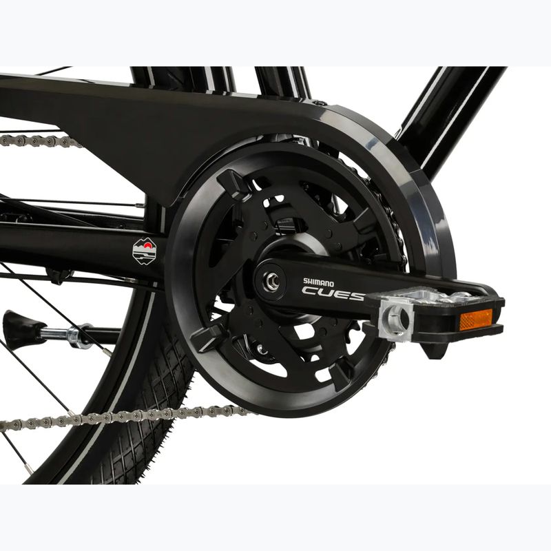 Pánsky trekingový bicykel KROSS Trans 7.0 black/silver/gloss 8