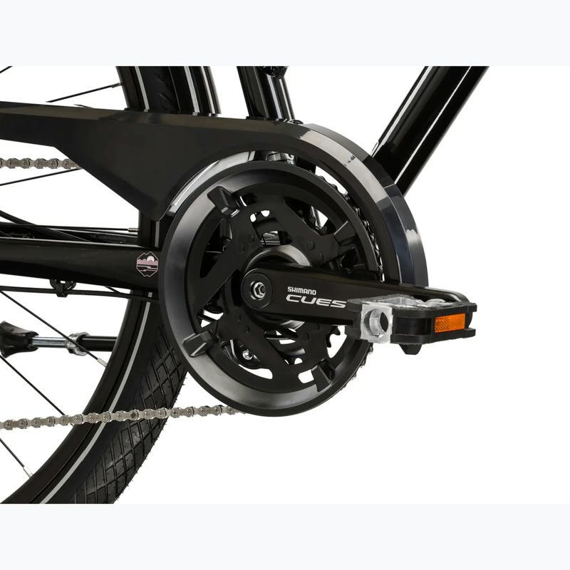 Dámsky trekingový bicykel KROSS Trans 7.0 In black/pink/gloss 9