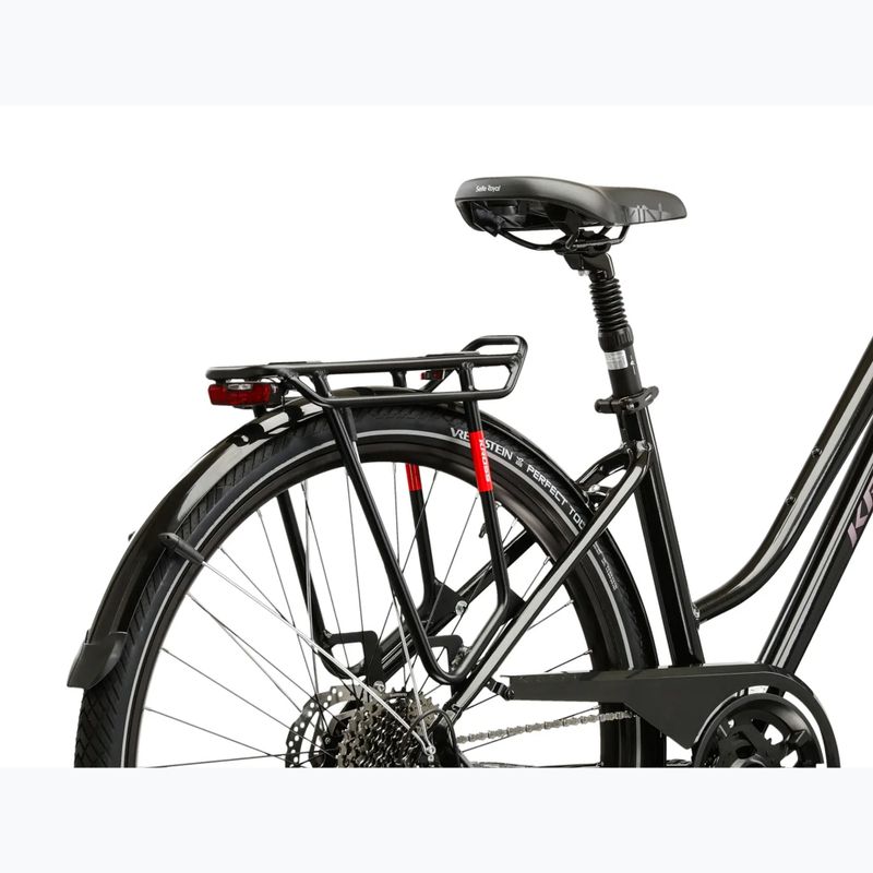 Dámsky trekingový bicykel KROSS Trans 7.0 In black/pink/gloss 11