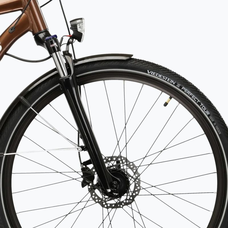 Trekingový bicykel KROSS Trans 5.0 brown/silver/gloss 6