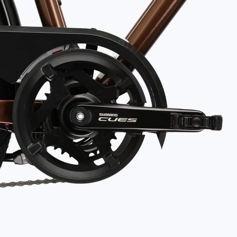 Trekingový bicykel KROSS Trans 5.0 brown/silver/gloss 10