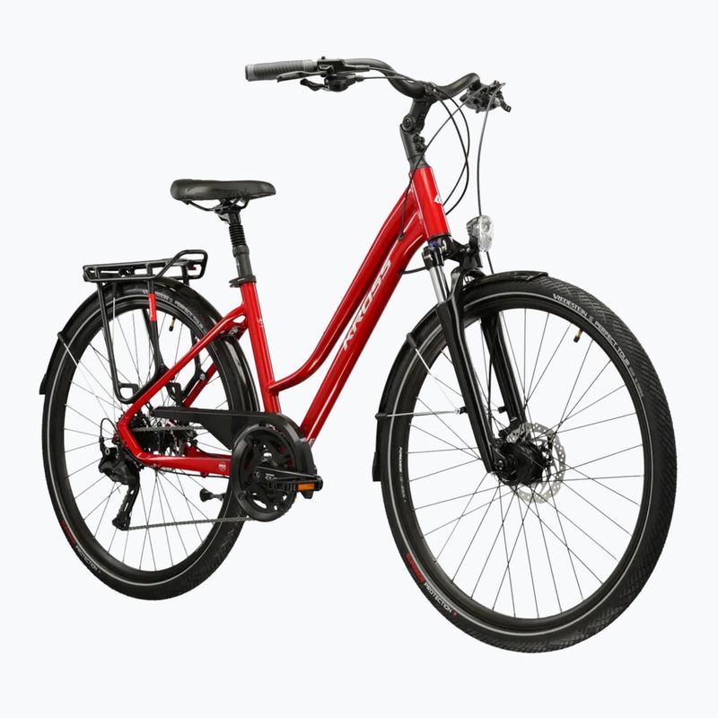 Dámsky trekingový bicykel KROSS Trans 5.0 In red/silver/gloss 2