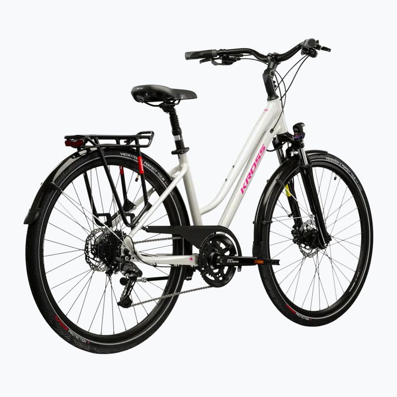 Dámsky trekingový bicykel KROSS Trans 5.0 In grey/pink/gloss 3