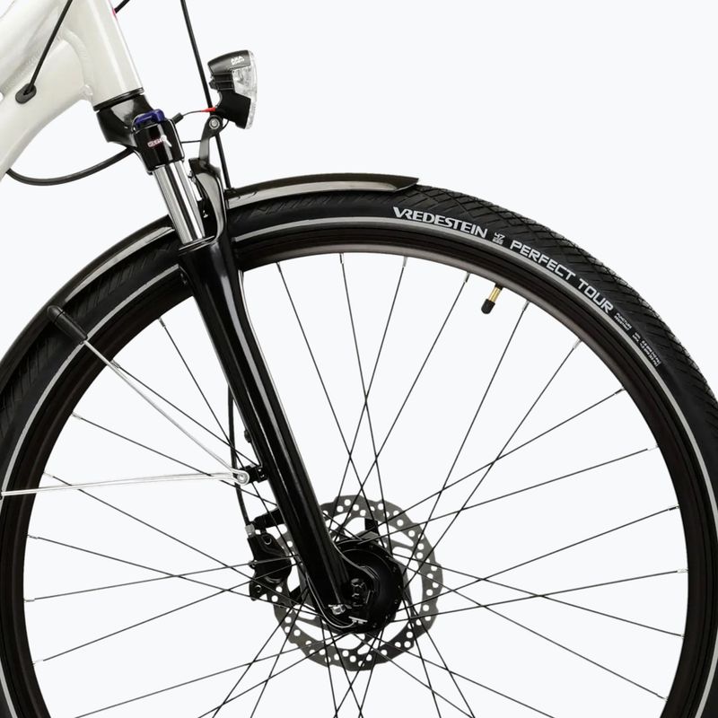 Dámsky trekingový bicykel KROSS Trans 5.0 In grey/pink/gloss 6