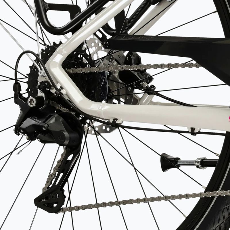 Dámsky trekingový bicykel KROSS Trans 5.0 In grey/pink/gloss 8