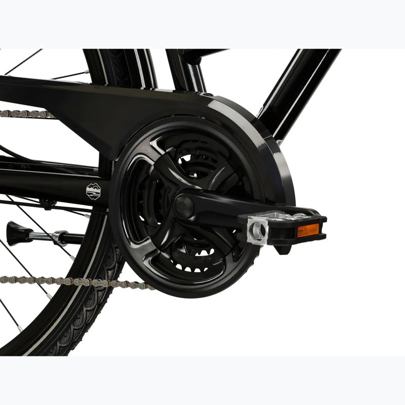 Dámsky trekingový bicykel KROSS Trans 4.0 In black/silver/gloss 9